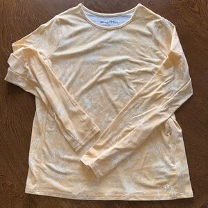 Hang Ten Yellow Long Sleeve UV Top, size medium